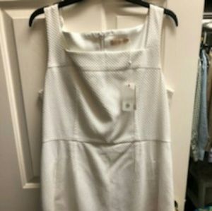 Tory Burch, NEW dress with tags white sz 14